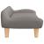 Canapea pentru copii, gri taupe, 70x40x24 cm, material textil GartenMobel Dekor