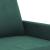 Set canapea cu perne, 3 piese, verde închis, catifea GartenMobel Dekor