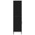 Dulap înalt, negru, 79,5x35,5x137,5 cm, lemn prelucrat GartenMobel Dekor