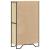 Dulap înalt, stejar sonoma, 79,5x35,5x137,5 cm, lemn prelucrat GartenMobel Dekor
