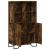 Dulap înalt, stejar fumuriu, 79,5x35,5x137,5 cm, lemn prelucrat GartenMobel Dekor