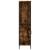 Dulap înalt, stejar fumuriu, 79,5x35,5x137,5 cm, lemn prelucrat GartenMobel Dekor