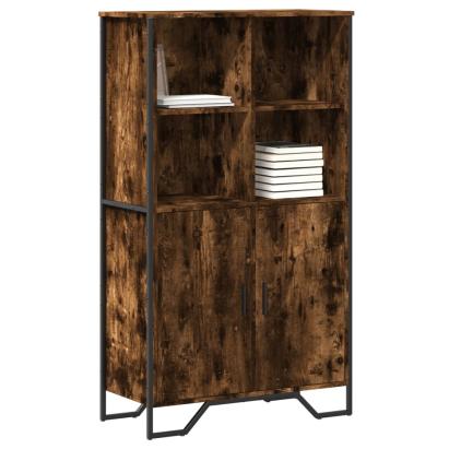 Dulap înalt, stejar fumuriu, 79,5x35,5x137,5 cm, lemn prelucrat GartenMobel Dekor