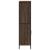 Dulap înalt, stejar maro, 79,5x35,5x137,5 cm, lemn prelucrat GartenMobel Dekor
