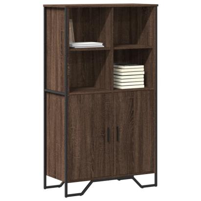 Dulap înalt, stejar maro, 79,5x35,5x137,5 cm, lemn prelucrat GartenMobel Dekor