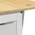 Set mobilier tip fluture Corona, pliabil 5 piese alb lemn pin GartenMobel Dekor