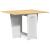 Set mobilier tip fluture Corona, pliabil 5 piese alb lemn pin GartenMobel Dekor