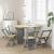 Set mobilier tip fluture Corona, pliabil 5 piese gri lemn pin GartenMobel Dekor