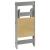 Set mobilier tip fluture Corona, pliabil 5 piese gri lemn pin GartenMobel Dekor
