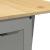 Set mobilier tip fluture Corona, pliabil 5 piese gri lemn pin GartenMobel Dekor
