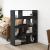 Bibliotecă, negru, 100x33x125,5 cm, lemn prelucrat GartenMobel Dekor