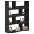 Bibliotecă, negru, 100x33x125,5 cm, lemn prelucrat GartenMobel Dekor