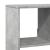 Bibliotecă, gri beton, 100x33x125,5 cm, lemn prelucrat GartenMobel Dekor