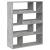 Bibliotecă, gri beton, 100x33x125,5 cm, lemn prelucrat GartenMobel Dekor