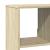 Separator cameră, stejar sonom, 100x33x125,5 cm, lemn prelucrat GartenMobel Dekor