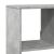 Separator de cameră, gri beton, 100x33x125,5 cm, lemn prelucrat GartenMobel Dekor