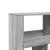Separator de cameră gri sonoma, 100x33x125,5 cm, lemn prelucrat GartenMobel Dekor