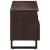 Dulap TV, maro, 100x34x46 cm, lemn masiv de mango GartenMobel Dekor