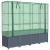Strat înălțat cu husă de seră, aspect ratan, 160x40x153 cm GartenMobel Dekor