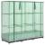 Strat înălțat cu husă de seră, aspect ratan, 120x40x123 cm GartenMobel Dekor