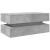 Măsuță de cafea cu lumini LED, gri beton, 90x50x40 cm GartenMobel Dekor