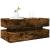 Măsuță de cafea cu lumini LED, stejar sonoma, 90x50x40 cm GartenMobel Dekor