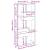 Dulap de perete, gri sonoma, 50x15x100 cm, lemn prelucrat GartenMobel Dekor