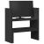 Organizator birou, negru, 40x17x41 cm, lemn prelucrat GartenMobel Dekor