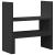 Organizator birou, negru, 40x17x41 cm, lemn prelucrat GartenMobel Dekor