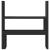 Organizator birou, negru, 40x17x41 cm, lemn prelucrat GartenMobel Dekor
