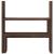 Organizator birou, stejar maro, 40x17x41 cm, lemn prelucrat GartenMobel Dekor