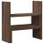 Organizator birou, stejar maro, 40x17x41 cm, lemn prelucrat GartenMobel Dekor