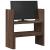 Organizator birou, stejar maro, 40x17x41 cm, lemn prelucrat GartenMobel Dekor