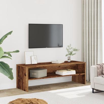 Dulap TV, lemn vechi, 120x40x40 cm, lemn prelucrat GartenMobel Dekor