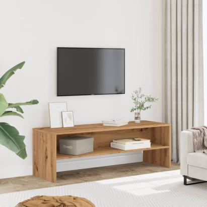 Dulap TV, stejar artizanal, 120x40x40 cm, lemn prelucrat GartenMobel Dekor