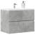 Dulap pentru baie, gri beton, 60x38,5x45 cm, lemn prelucrat GartenMobel Dekor