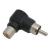 Prelungitor RCA 90°soclu RCA-fisa RCAexecutie plastic Best CarHome