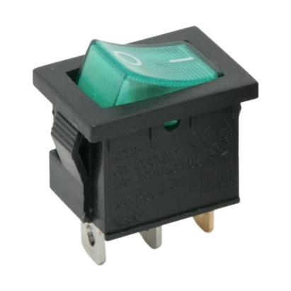 Interupator basculant 1 circuit 6A-250V OFF-ON, lumini de verde Best CarHome