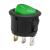 Interupator basculant, 1 circuit, 6A-250V ON-OFF, lumina verde Best CarHome