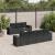Set mobilier de grădină cu perne, 8 piese, negru, poliratan GartenMobel Dekor