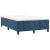 Pat box spring cu saltea, albastru închis, 120x190 cm, catifea GartenMobel Dekor