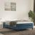 Pat box spring cu saltea, albastru închis, 120x190 cm, catifea GartenMobel Dekor