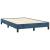 Pat box spring cu saltea, albastru închis, 120x190 cm, catifea GartenMobel Dekor