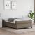 Pat box spring cu saltea, taupe, 120x190 cm material textil GartenMobel Dekor