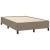 Pat box spring cu saltea, taupe, 120x190 cm material textil GartenMobel Dekor