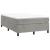 Pat box spring cu saltea, gri deschis, 120x190 cm, catifea GartenMobel Dekor