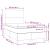Pat box spring cu saltea, taupe, 120x190 cm material textil GartenMobel Dekor