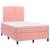 Pat box spring cu saltea, negru, 120x190 cm, catifea GartenMobel Dekor