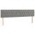 Pat box spring cu saltea, gri deschis, 120x190 cm, catifea GartenMobel Dekor