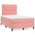 Pat box spring cu saltea, negru, 120x190 cm, catifea GartenMobel Dekor